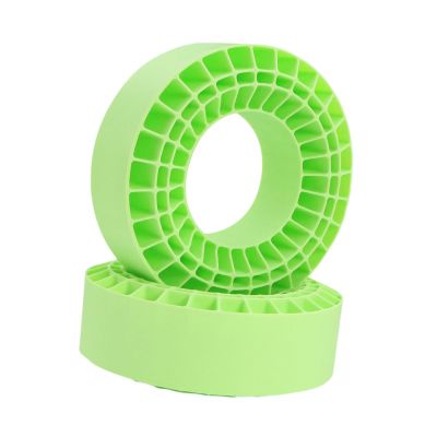 DYNWAVE 2X Tire Inserts for 1/10 RC Crawler Trucks 1 10 Scale RC Car Accessories Wheel Tires Inserts for Hobby Car Vehicles Model, Green