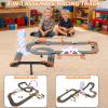 2-in-1 Slot Car Race Track Sets - Electric Race Car Track with 4 High-Speed Racing Cars, Dual Racing Game Lap Counter Circular Overpass Tracks, Remote Control Cars Toys/Gift for Boys Kids Ages 8-12 view 2