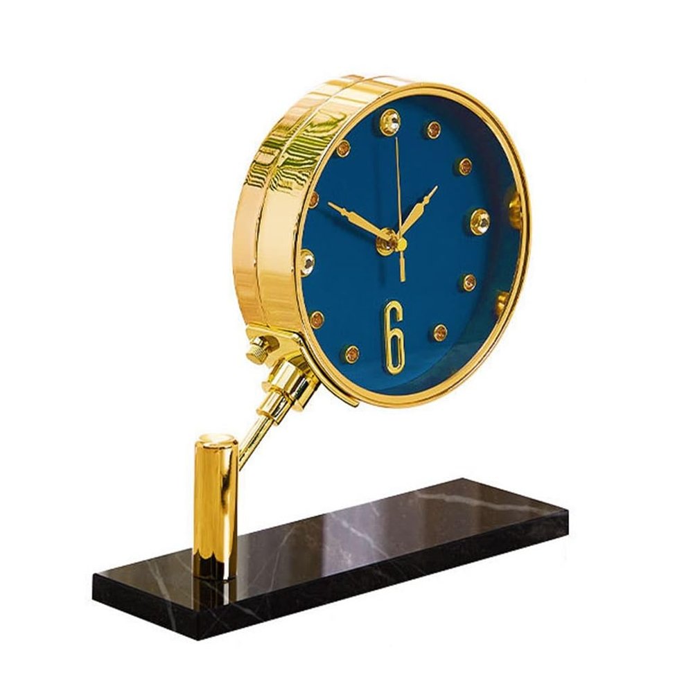 YWMLFZ Table Table Bell Clock is Placed in The Metal Living Room