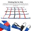 3 Colors Climbing Net for Kids 661lb Load Bearing 6.1x4.8ft High Strength Polyester Climbing Cargo Net for Outdoor view 2