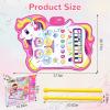 Cyiecw 3-in-1 Unicorn Musical Mat, Piano Drum Play Mat Unicorn Gifts for 1 2 3 Year Old Girls, Sensory Early Educational Musical Learning Toys for Baby Boys, Birthday Gift for Toddlers 1-5 Years Old view 2