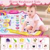 Cyiecw 3-in-1 Unicorn Musical Mat, Piano Drum Play Mat Unicorn Gifts for 1 2 3 Year Old Girls, Sensory Early Educational Musical Learning Toys for Baby Boys, Birthday Gift for Toddlers 1-5 Years Old view 4