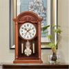 YWMLFZ Solid Wooden Clock Home Retro Clock Desktop Silent Time Study Chinese view 3