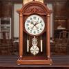 YWMLFZ Solid Wooden Clock Home Retro Clock Desktop Silent Time Study Chinese view 4