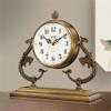 YWMLFZ Metal Plated Copper Seat Bell Sitting Room Quartz Clock Ornaments Chinese Desktop Desktop Clock view 3