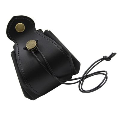 Abaodam Small Leather Dice Bag Portable Drawstring Dice Organizer Pouch for Game Cards Coins and Small Items Scratch Resistant Storage Case for Tabletop Players
