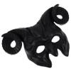 Abaodam Halloween Ox Horn Mask Lightweight Masquerade Half Face Costume Accessory for Party Cosplay and Halloween Decorations view 1