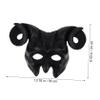 Abaodam Halloween Ox Horn Mask Lightweight Masquerade Half Face Costume Accessory for Party Cosplay and Halloween Decorations view 3