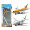 2Pcs Airplane Model Children Toy Plane Simulated Ornament Toy Aircraft for Keepsake Fireplace Home Tabletop, Yellow White view 3