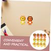 Abaodam 12pcs Multi Function Lion Shaped Erasers for Students Creative Cartoon Design Household Student Accessories Classroom Prizes Gift Random Color view 3
