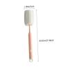 Baluue 2Pcs Multipurpose Long Handle Bottle Brush with Soft Sponge Head Portable Lightweight Cup Cleaner for Water Bottles Tumblers and Travel Use and Pink view 2