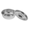 Beaupretty Stainless Steel Bowl with Lid Portable Food Container for Eating Bowl for Home and Kindergarten Use view 1