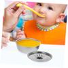 Beaupretty Stainless Steel Bowl with Lid Portable Food Container for Eating Bowl for Home and Kindergarten Use view 4