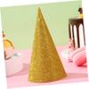BESPORTBLE 12 Pcs Glitter Birthday Hats for Adults and Conical Party Headwear with Chic Sparkle Surface Festive Decoration for Birthdays and Celebrations Fun Gift view 2