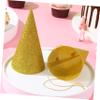 BESPORTBLE 12 Pcs Glitter Birthday Hats for Adults and Conical Party Headwear with Chic Sparkle Surface Festive Decoration for Birthdays and Celebrations Fun Gift view 4