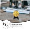 ABOOFAN 6Pcs Coin Display Stands Coin Storage Rack with Design for Cabinets Bookshelves and Desktop Showcase view 3