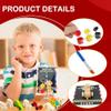 100 Pcs Race Car Painting Party Favors Kit Include 20 Unfinished Wood DIY Car Toys with 20 Watercolor Paint 20 Brushes 20 Thank You Cards and 20 Clear Packaging Bags for Kids Two Fast Party Supplies view 3