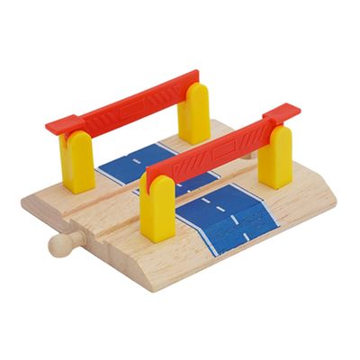 BESPORTBLE Train Track Railing Barrier Accessory Railway Barricade Model for Train Scene Simulation Roadblock for Fine Motor Skill Development