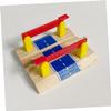 BESPORTBLE Train Track Railing Barrier Accessory Railway Barricade Model for Train Scene Simulation Roadblock for Fine Motor Skill Development view 3