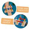 BESPORTBLE Train Track Railing Barrier Accessory Railway Barricade Model for Train Scene Simulation Roadblock for Fine Motor Skill Development view 4