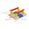 Toyvian Train Track Accessories Railway Road Block Railing Barrier Model for Train Station Platform DIY Scene Sturdy Polished Surface Compatible with Major Brands view 3