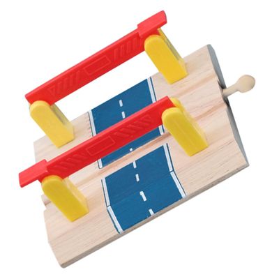 Milisten Train Barrier Model DIY Railway Railing Block Plaything for Smooth Polished Surface Handcrafted Fine Motor Skill Compatible with Major Train Tracks