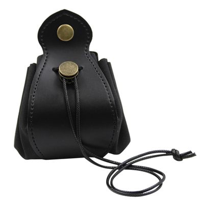 Milisten Drawstring Dice Bag Portable Game Dice Pouch Collection Organizer Black for Office Use