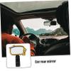 Abaodam Wide Angle Car Mirror with Clip Design for Rear Facing Observation Glass Rubber Safety Materials Rearview Monitor for Safety in All Vehicles view 4