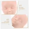 Abaodam 10pcs DIY Practice Makeup Doll Heads Lightweight Decorative Doll Faces for Crafting and Makeup Tool and Home Decor view 3