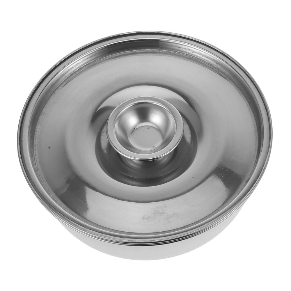 KESYOO Stainless Steel Bowl with Lid Food Container for Household Soup and Snack Bowl Multipurpose Feeding Dish for Home and Kindergarten Use