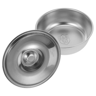 FRCOLOR Stainless Steel Bowl with Lid Eating Bowl for Kindergarten Home Use Portable Food Container for Boys