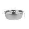 FRCOLOR Stainless Steel Bowl with Lid Eating Bowl for Kindergarten Home Use Portable Food Container for Boys view 2