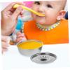 FRCOLOR Stainless Steel Bowl with Lid Eating Bowl for Kindergarten Home Use Portable Food Container for Boys view 4