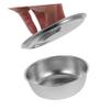 LIOOBO Stainless Steel Bowl with Lid Food Container for Soup Meals Portable Bowl for Kindergarten Home Use view 3