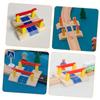 Beaupretty Train Track Accessories Railway Railing Barrier Model Station Prop Replacement for Creative Train Scenes Handcrafted Railway Roadblock for Imaginative Play view 3