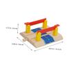 Beaupretty Train Track Accessories Railway Railing Barrier Model Station Prop Replacement for Creative Train Scenes Handcrafted Railway Roadblock for Imaginative Play view 4