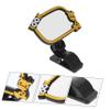 Wakauto Wide Angle Car Mirror with Clip Design Rear Facing Monitor Mirror for Safe Observation Rubber and Glass Construction Fit for All Vehicles view 2