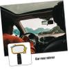 Wakauto Wide Angle Car Mirror with Clip Design Rear Facing Monitor Mirror for Safe Observation Rubber and Glass Construction Fit for All Vehicles view 3