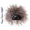 Didiseaon 1 set Scientist Wig Set Crazy Old Man Physicist Wig Costume Dressing up Grandpa Costume Cosplay Eyebrows Mustache for Kids 100th Day of School Light Brown view 1