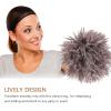 Didiseaon 1 set Scientist Wig Set Crazy Old Man Physicist Wig Costume Dressing up Grandpa Costume Cosplay Eyebrows Mustache for Kids 100th Day of School Light Brown view 3