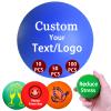 10/50/100 PCS Custom Stress Balls with Logo Text Personalized Stress Balls Bulk for Adults Relief Encouraging for Office,School,Events (Round Stress Ball) view 1