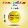 10/50/100 PCS Custom Stress Balls with Logo Text Personalized Stress Balls Bulk for Adults Relief Encouraging for Office,School,Events (Tennis Stress Ball) view 4