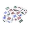BESPORTBLE 16Pcs White Acrylic Poker Dice Portable Lightweight Game Props for Parties Bars Ktv Fun Bluffing and Card Games view 1