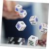 BESPORTBLE 16Pcs White Acrylic Poker Dice Portable Lightweight Game Props for Parties Bars Ktv Fun Bluffing and Card Games view 3