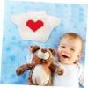 Beaupretty 2Pcs Bear Doll Clothes Reusable Cloth Plushies Soft Stuffed Animal Outfit for Bears Imaginative Play Dress Up Accessories view 3