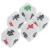 BESPORTBLE 5pcs Mahjong Dice Cubic Shape Portable Game Props for Home Party Bar Lightweight Board Game Accessories with Fine Workmanship view 1