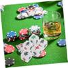 BESPORTBLE 5pcs Mahjong Dice Cubic Shape Portable Game Props for Home Party Bar Lightweight Board Game Accessories with Fine Workmanship view 3