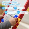Playscapes Magnetic Toddler Activity Wall Panel Toy  Interactive Wall Busy Board  Melamine Frame & Acrylic Panel with 2 Wands  Easy Installation, No Loose Pieces, Easy-to-Clean  Tic Tac Toe, Red view 3