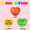 10/50/100 PCS Custom Stress Balls with Logo Text Personalized Stress Balls Bulk for Adults Relief Encouraging for Office,School,Events (Heart Stress Ball) view 2