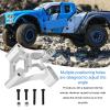 Aluminum Alloy RC Shock Tower for Losi Baja Rey - 1/10 Scale Front Shock Absorber Mounting Board, Durable Upgrade Replacement Part (Silver) view 2
